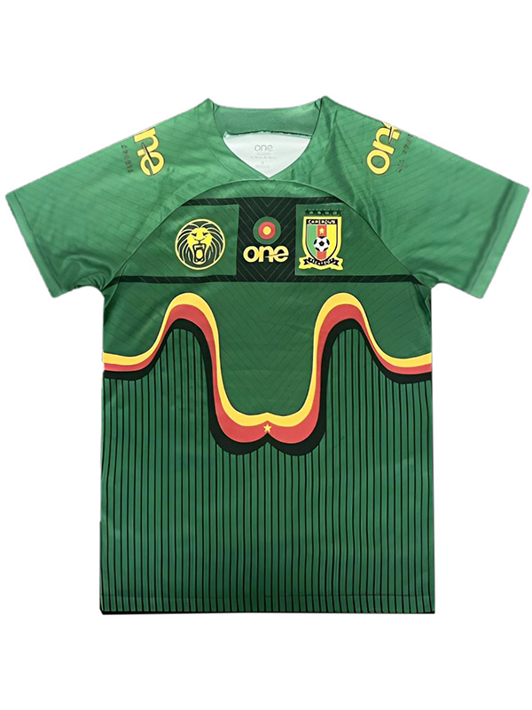 Cameroon olympic maglia verde uniforme da calcio kit da calcio da uomo maglia sportiva 2023-2024